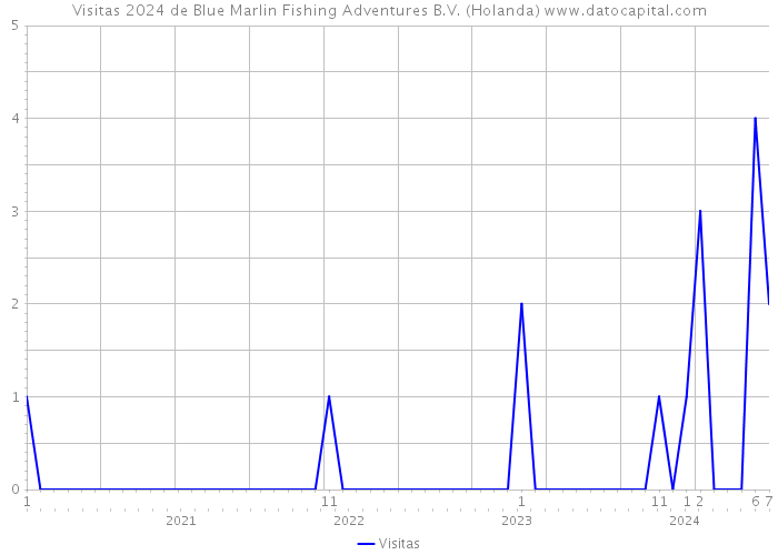 Visitas 2024 de Blue Marlin Fishing Adventures B.V. (Holanda) 