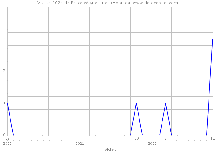 Visitas 2024 de Bruce Wayne Littell (Holanda) 