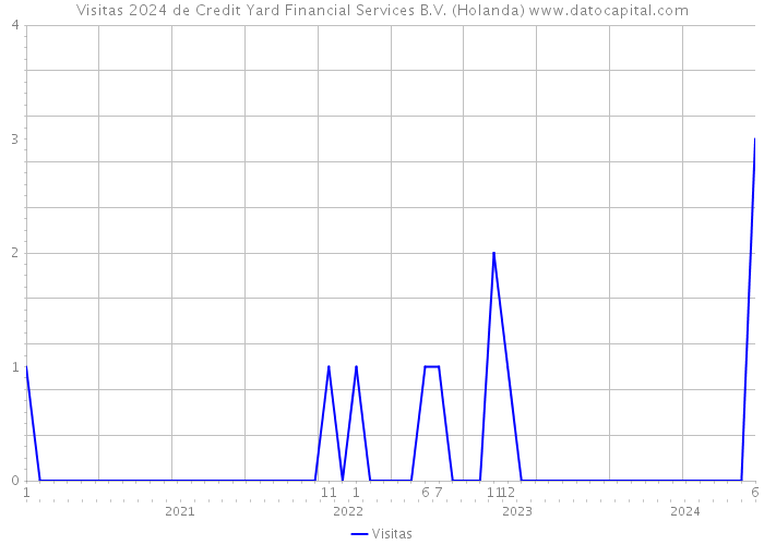 Visitas 2024 de Credit Yard Financial Services B.V. (Holanda) 