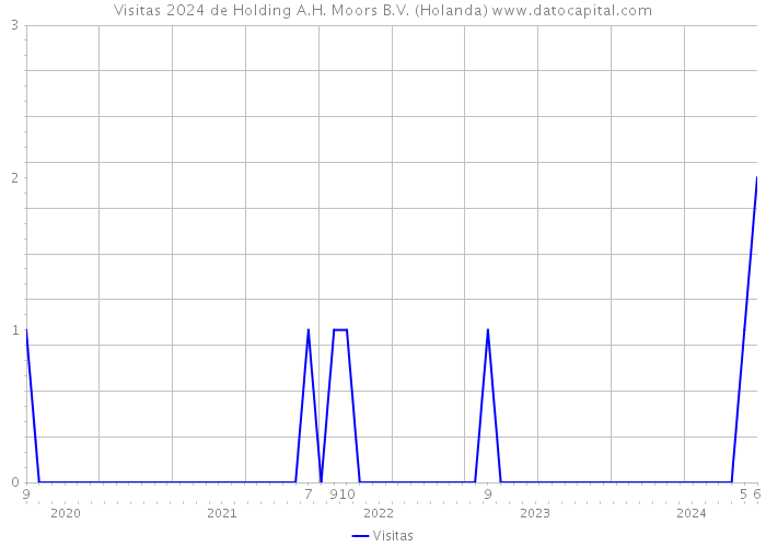 Visitas 2024 de Holding A.H. Moors B.V. (Holanda) 