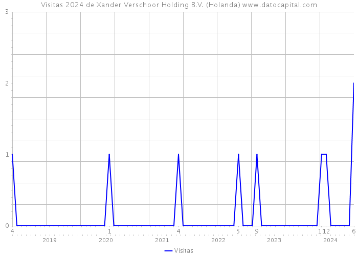 Visitas 2024 de Xander Verschoor Holding B.V. (Holanda) 