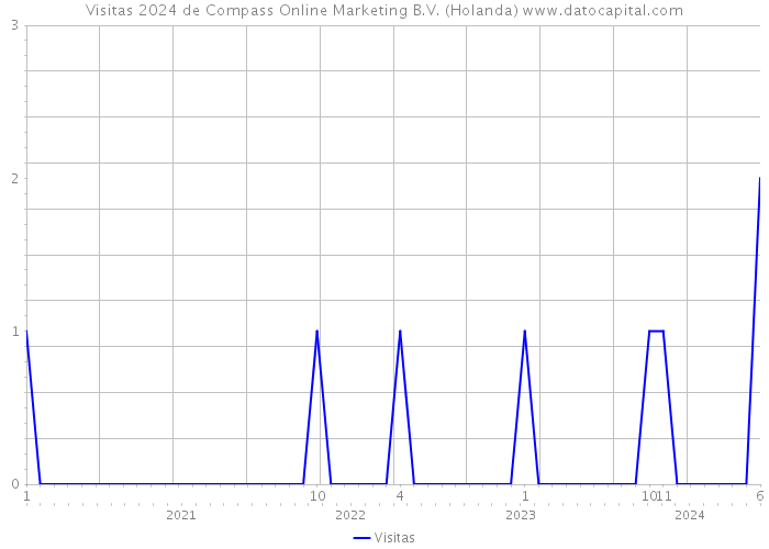Visitas 2024 de Compass Online Marketing B.V. (Holanda) 