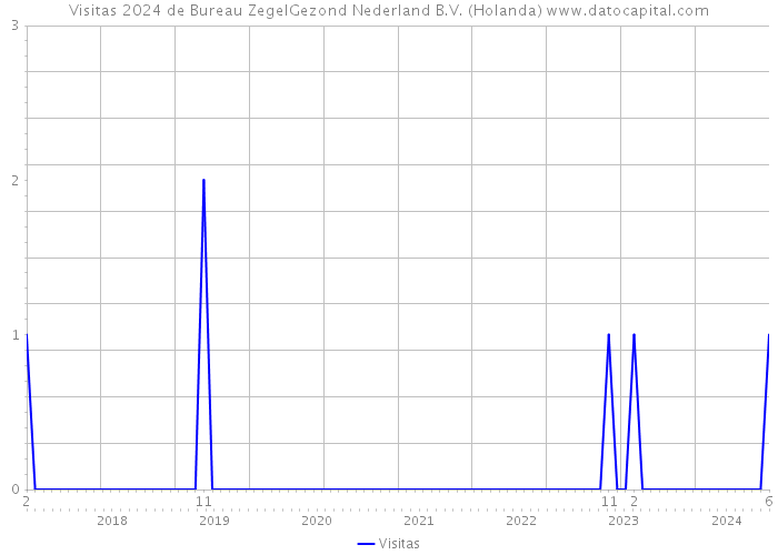 Visitas 2024 de Bureau ZegelGezond Nederland B.V. (Holanda) 