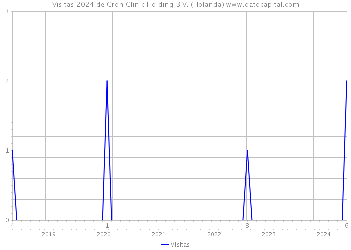 Visitas 2024 de Groh Clinic Holding B.V. (Holanda) 