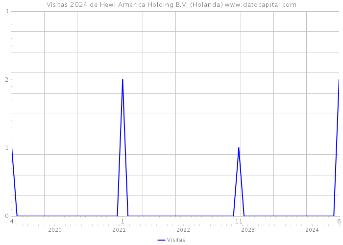 Visitas 2024 de Hewi America Holding B.V. (Holanda) 