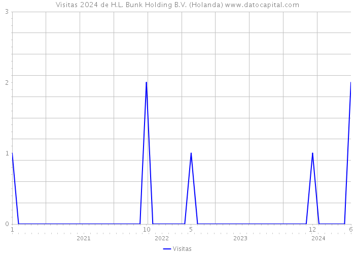 Visitas 2024 de H.L. Bunk Holding B.V. (Holanda) 