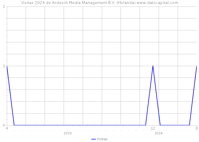 Visitas 2024 de Ardesch Media Management B.V. (Holanda) 