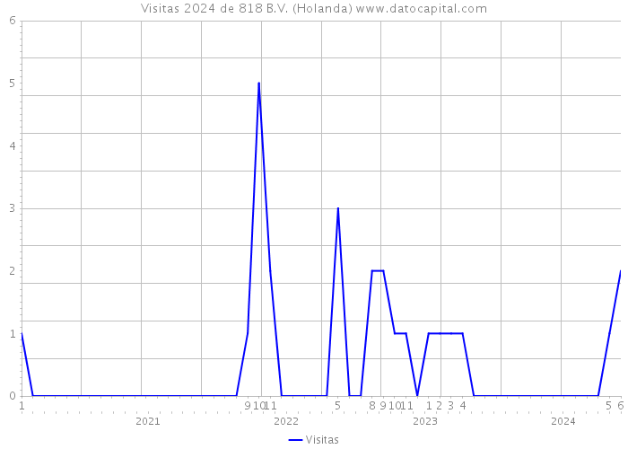 Visitas 2024 de 818 B.V. (Holanda) 