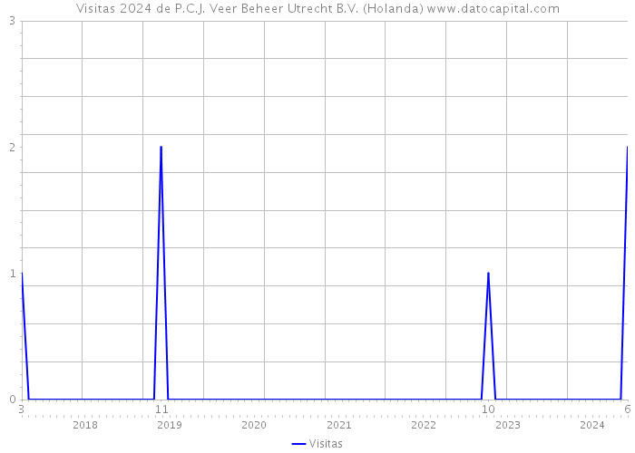 Visitas 2024 de P.C.J. Veer Beheer Utrecht B.V. (Holanda) 