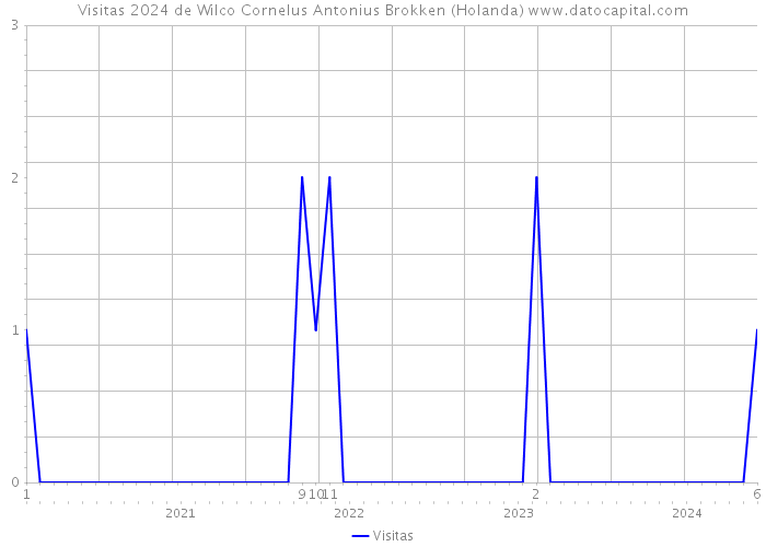 Visitas 2024 de Wilco Cornelus Antonius Brokken (Holanda) 