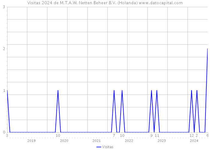 Visitas 2024 de M.T.A.W. Netten Beheer B.V. (Holanda) 