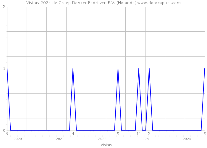 Visitas 2024 de Groep Donker Bedrijven B.V. (Holanda) 