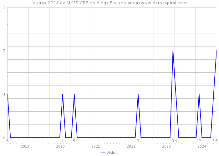 Visitas 2024 de MKS5 CRE Holdings B.V. (Holanda) 