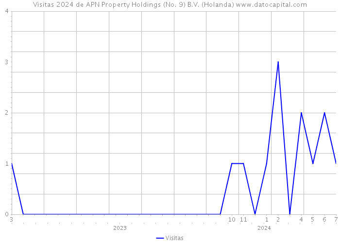Visitas 2024 de APN Property Holdings (No. 9) B.V. (Holanda) 
