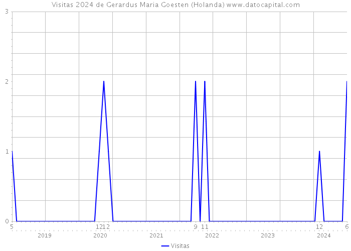 Visitas 2024 de Gerardus Maria Goesten (Holanda) 