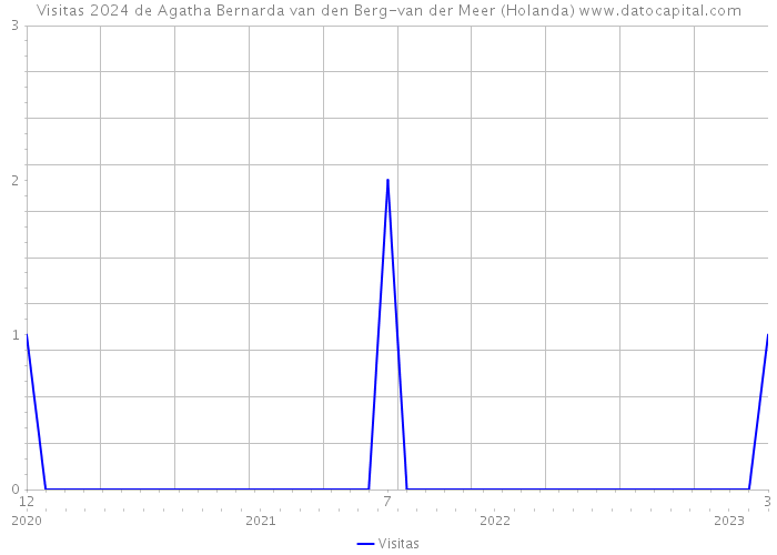 Visitas 2024 de Agatha Bernarda van den Berg-van der Meer (Holanda) 