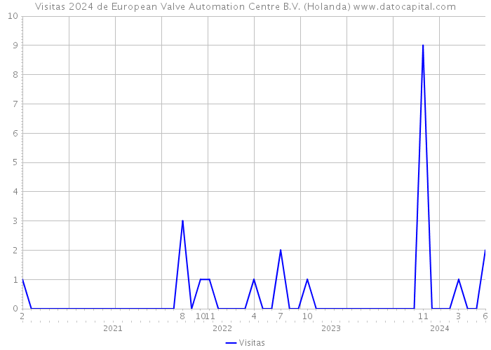 Visitas 2024 de European Valve Automation Centre B.V. (Holanda) 