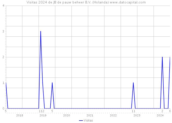 Visitas 2024 de JB de pauw beheer B.V. (Holanda) 