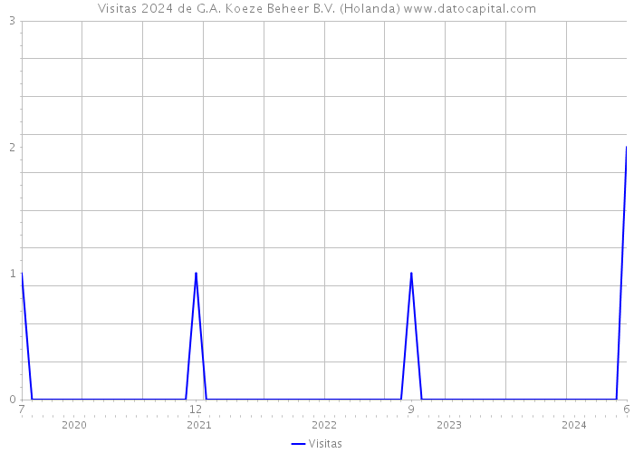 Visitas 2024 de G.A. Koeze Beheer B.V. (Holanda) 