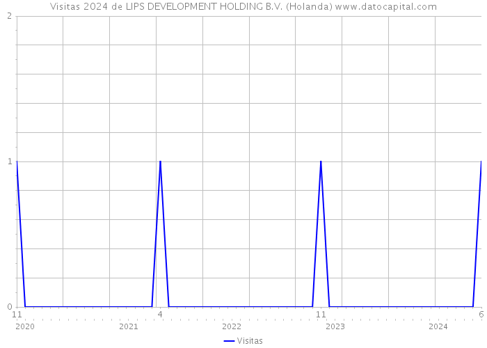 Visitas 2024 de LIPS DEVELOPMENT HOLDING B.V. (Holanda) 