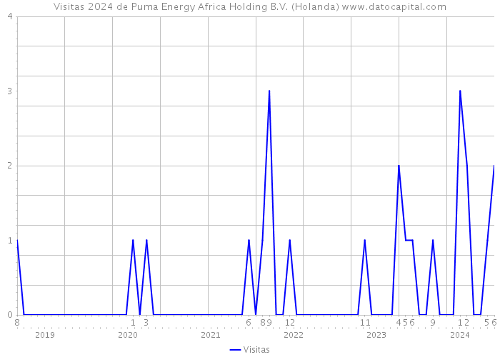 Visitas 2024 de Puma Energy Africa Holding B.V. (Holanda) 