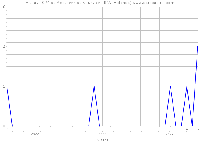 Visitas 2024 de Apotheek de Vuursteen B.V. (Holanda) 