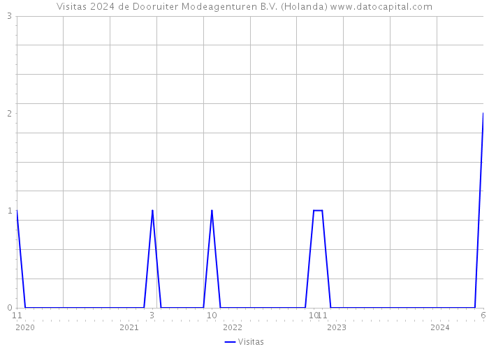 Visitas 2024 de Dooruiter Modeagenturen B.V. (Holanda) 