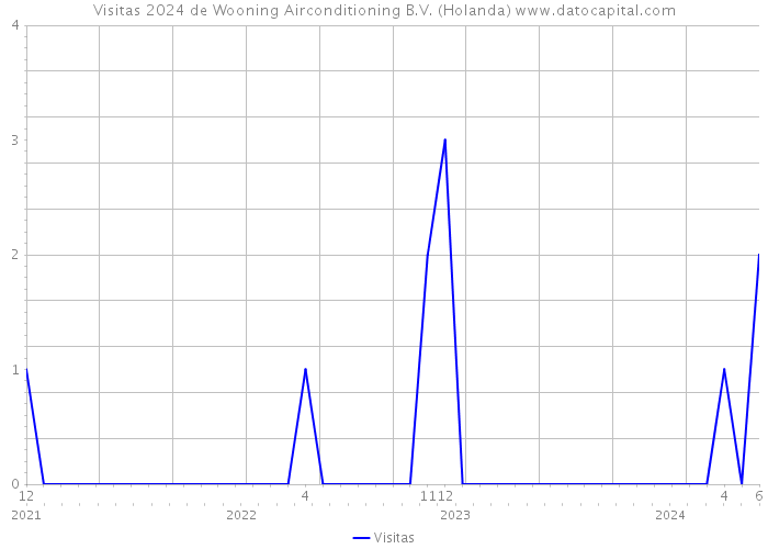 Visitas 2024 de Wooning Airconditioning B.V. (Holanda) 