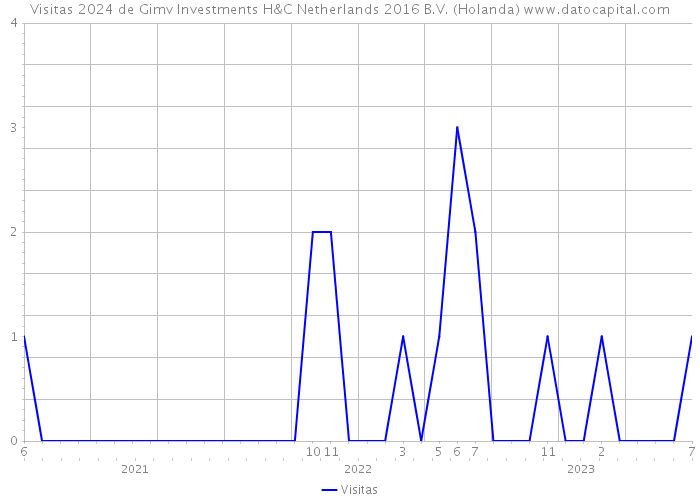 Visitas 2024 de Gimv Investments H&C Netherlands 2016 B.V. (Holanda) 