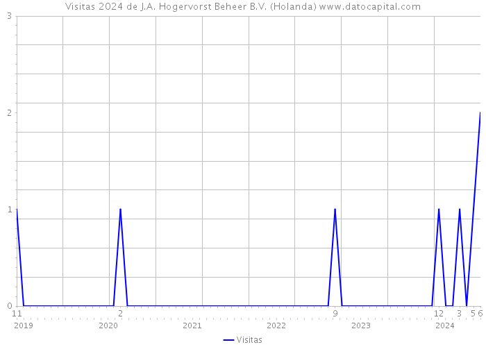 Visitas 2024 de J.A. Hogervorst Beheer B.V. (Holanda) 