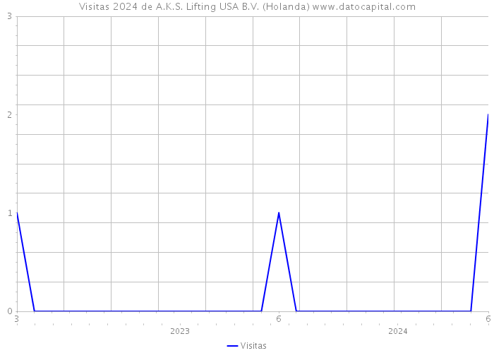 Visitas 2024 de A.K.S. Lifting USA B.V. (Holanda) 