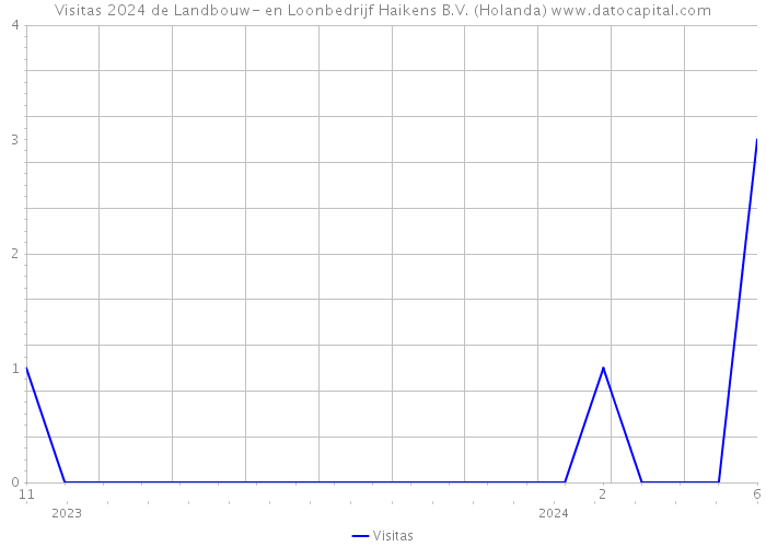 Visitas 2024 de Landbouw- en Loonbedrijf Haikens B.V. (Holanda) 