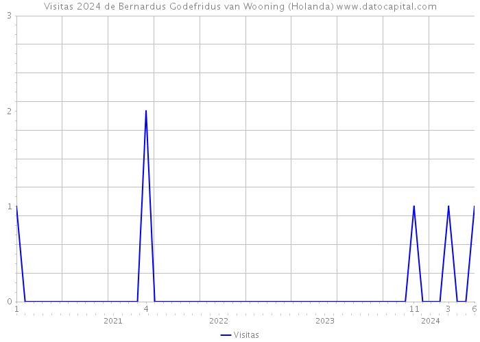 Visitas 2024 de Bernardus Godefridus van Wooning (Holanda) 