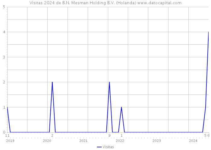 Visitas 2024 de B.N. Mesman Holding B.V. (Holanda) 