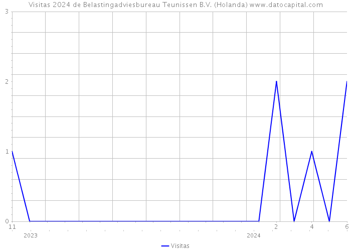 Visitas 2024 de Belastingadviesbureau Teunissen B.V. (Holanda) 