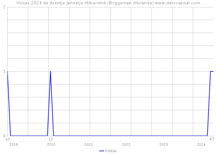 Visitas 2024 de Arentje Jannetje Hilberdink-Briggeman (Holanda) 