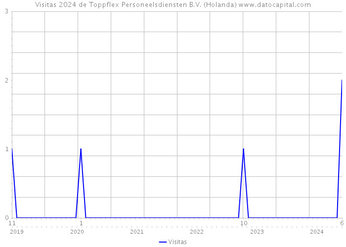 Visitas 2024 de Toppflex Personeelsdiensten B.V. (Holanda) 