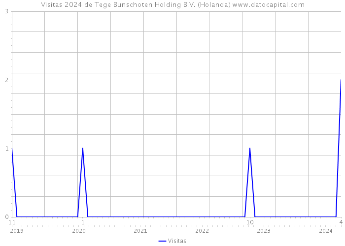 Visitas 2024 de Tege Bunschoten Holding B.V. (Holanda) 