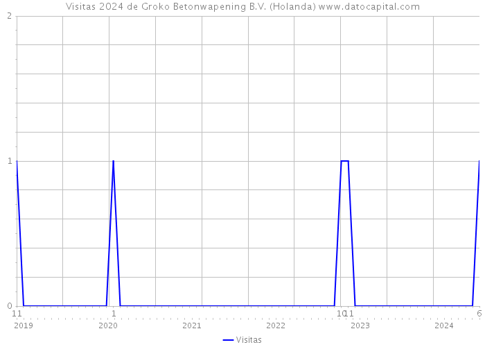 Visitas 2024 de Groko Betonwapening B.V. (Holanda) 