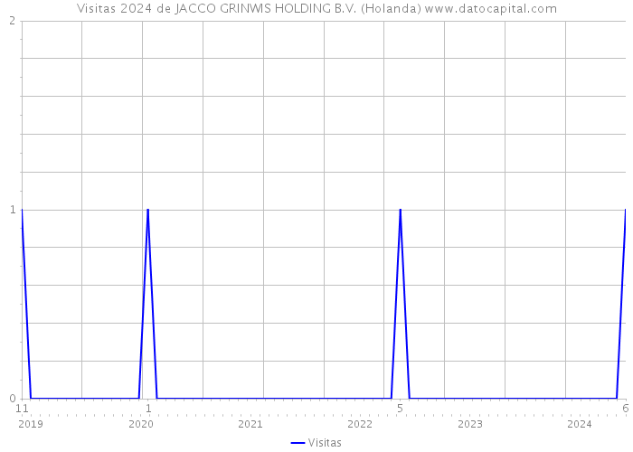 Visitas 2024 de JACCO GRINWIS HOLDING B.V. (Holanda) 