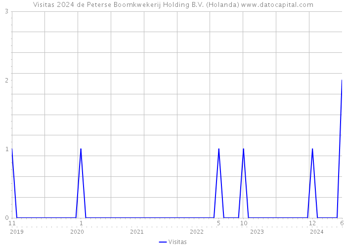 Visitas 2024 de Peterse Boomkwekerij Holding B.V. (Holanda) 