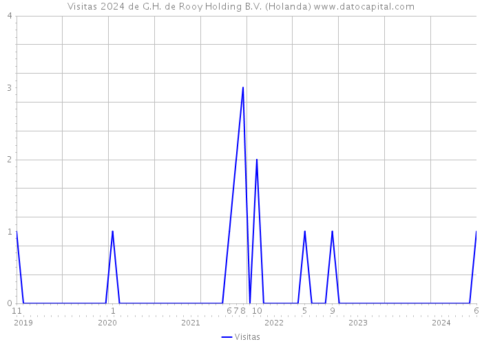 Visitas 2024 de G.H. de Rooy Holding B.V. (Holanda) 