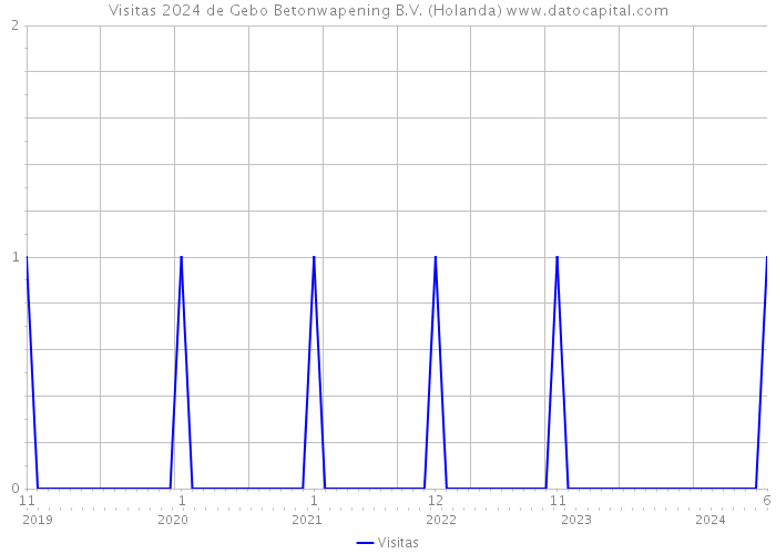 Visitas 2024 de Gebo Betonwapening B.V. (Holanda) 