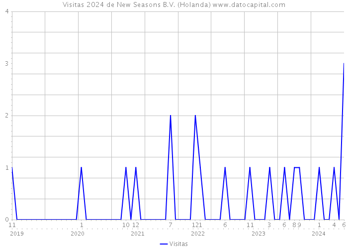 Visitas 2024 de New Seasons B.V. (Holanda) 