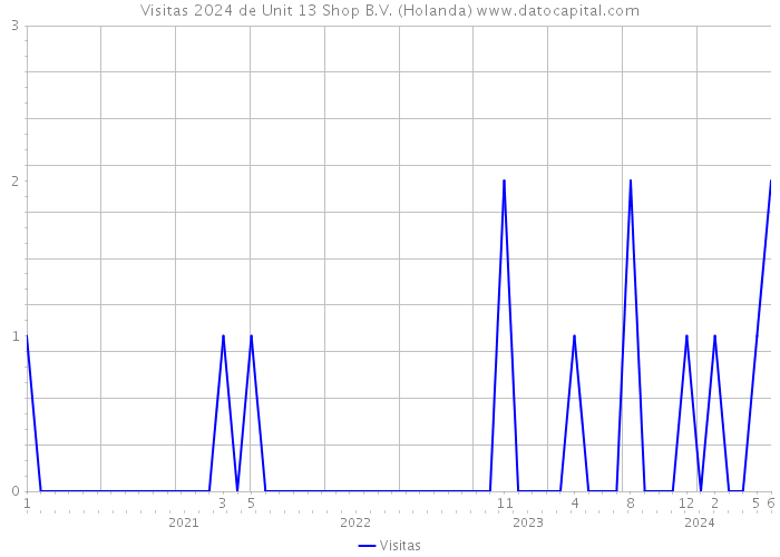 Visitas 2024 de Unit 13 Shop B.V. (Holanda) 