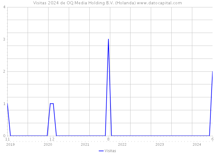 Visitas 2024 de OQ Media Holding B.V. (Holanda) 