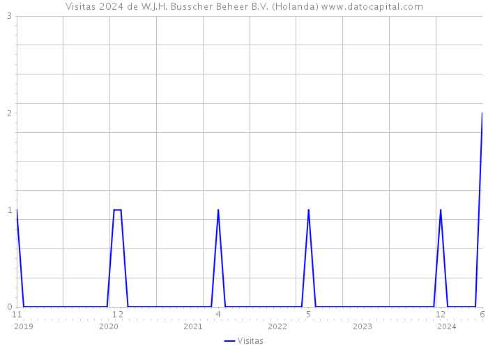 Visitas 2024 de W.J.H. Busscher Beheer B.V. (Holanda) 