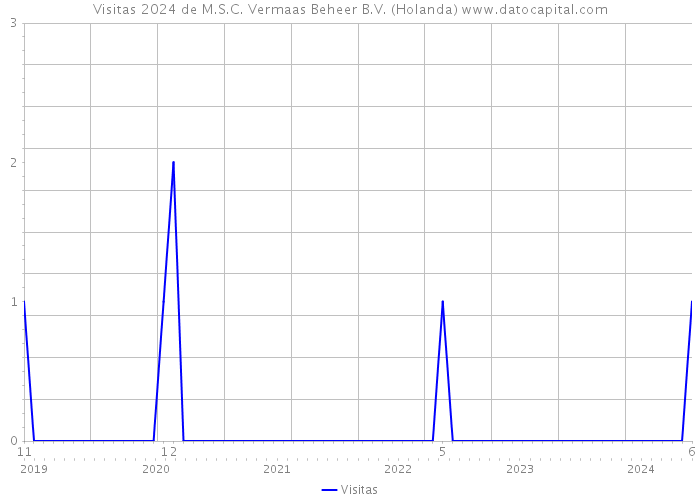 Visitas 2024 de M.S.C. Vermaas Beheer B.V. (Holanda) 