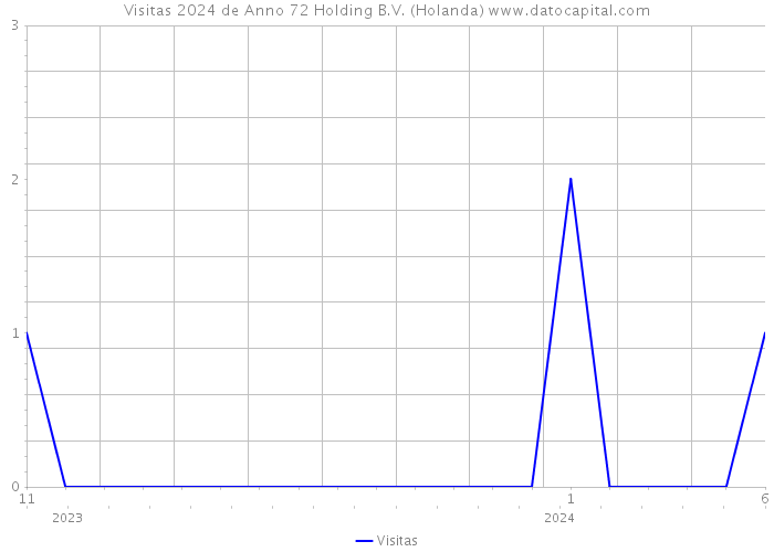 Visitas 2024 de Anno 72 Holding B.V. (Holanda) 