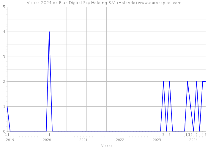 Visitas 2024 de Blue Digital Sky Holding B.V. (Holanda) 